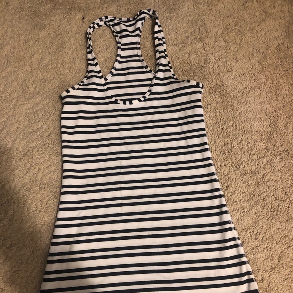 Lululemon striped cool racer back